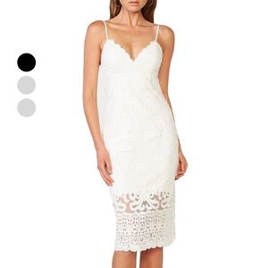 White lace dress from Nordstrom